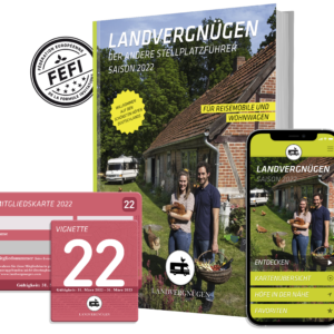 Oplev landlig idyl i din autocamper, køb Landvergnügen i Pintrip shop