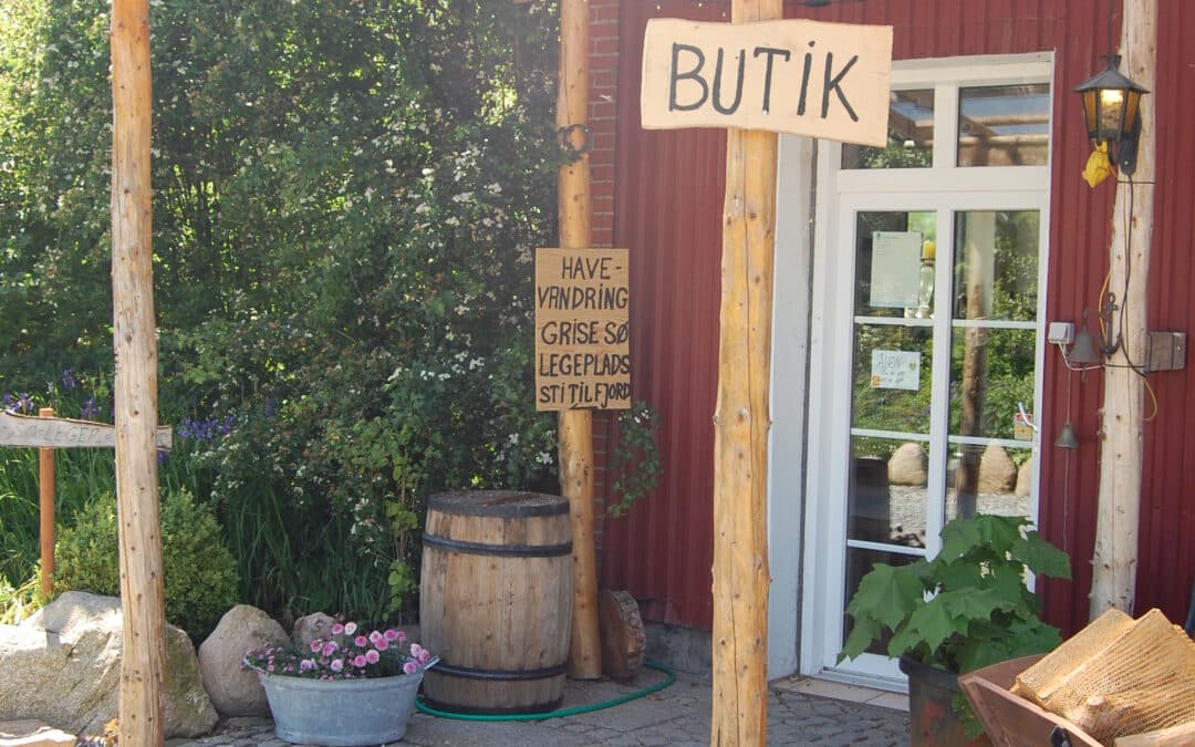 Gårdbutik hos en pintrip vært