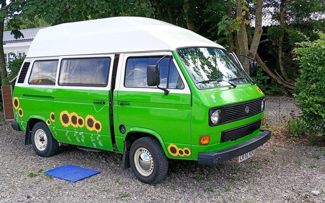 VW på holdeplads hos Pintrip